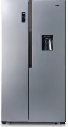 MarQ by Flipkart 560 L Frost Free Side by Side Refrigerator with Water Dispenser  (Silver, Grey, SBS-560W)