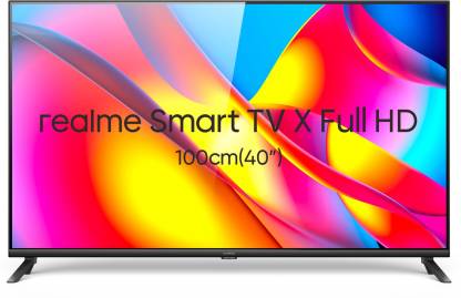 realme 100.3 cm (40 inch) Full HD LED Smart Android TV with Android 11 - 2022 Model  (RMV2107)