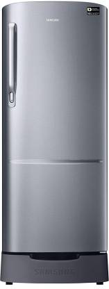 SAMSUNG 230 L Direct Cool Single Door 3 Star Refrigerator  (Elegant Inox, RR24A282YS8/NL)