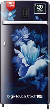 SAMSUNG 189 L Direct Cool Single Door 4 Star Refrigerator with Digi-Touch Cool,Digital Inverter (Midnight Blossom Blue, RR21C2E24UZ/HL) SAMSUNG 189 L Direct Cool Single Door 4 Star Refrigerator with Digi-Touch Cool,Digital Inverter (Midnight Blossom Blue, RR21C2E24UZ/HL)