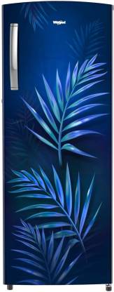Whirlpool 274 L Direct Cool Single Door 4 Star Refrigerator  (Blue Palm, 305 IMPRO PLUS PRM 4S INV BLUE PALM-Z)