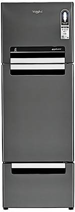 Whirlpool 330 L Frost Free Triple Door Refrigerator (Steel Onyx, FP 343D PROTTON ROY STEEL ONYX(N)) Whirlpool 330 L Frost Free Triple Door Refrigerator (Steel Onyx, FP 343D PROTTON ROY STEEL ONYX(N))