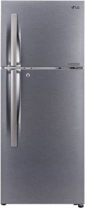 LG 240 L Frost Free Double Door 2 Star Convertible Refrigerator with Convertible Refrigerator  (Dazzle Steel, GL-S292RDSY)