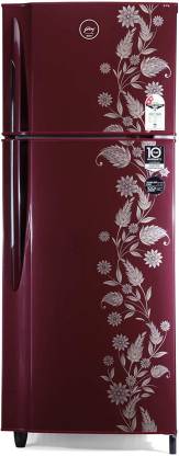 Godrej 236 L Frost Free Double Door 2 Star Refrigerator  (Scarlet Dremin, RF EON 236B 25 HI SC DR)