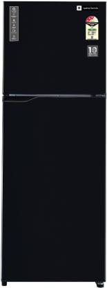 realme TechLife 280 L Frost Free Double Door 3 Star Refrigerator  (Black Uniglass, 281JF3RMBG)