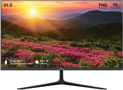 FINGERS Satin 21.45 inch Full HD LED Backlit VA Panel Monitor (The Big Picture)  (Frameless, Response Time: 20 ms)