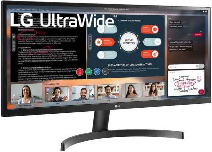 LG ULTRAWIDE SERIES 29 inch Full HD LED Backlit IPS Panel Gaming Monitor (UltraWide 29 Inch 21:9 WFHD (2560 x 1080) IPS Display - HDR 10, Radeon FreeSync, sRGB 99%, Slim Bezel, Multitasking Monitor - 29WL500 (Black))  (AMD Free Sync, Response Time: 5 ms)
