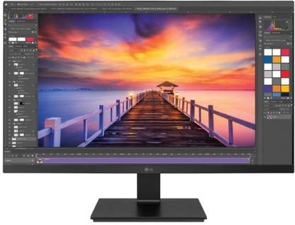 LG UltraWide 27 Inch Full HD IPS Panel with Height Adjustable Stand, USB Type-C, Reader Mode, Anti-Flicker & Less Blue Light, 3-side Virtually Borderless Design Monitor (27BL650C-B)  (Adaptive Sync, Response Time: 5 ms, 75 Hz Refresh Rate)