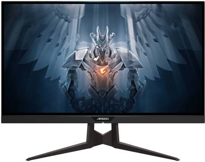 GIGABYTE Aorus 27 Inch Quad HD LED Backlit IPS Panel with 1440p, 95% DCI-P3 Color, Dual Sync Compatible, HDR, VESA, Zero Bright Dot Policy Gaming Monitor (FI27Q)  (Frameless, AMD Free Sync, Response Time: 1 ms, 165 Hz Refresh Rate)