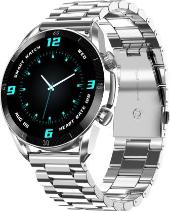 Fire-Boltt Legacy 1.43 AMOLED Bluetooth Calling with First Ever Wireless Charging Smartwatch  (Silver Strap, 1.43)