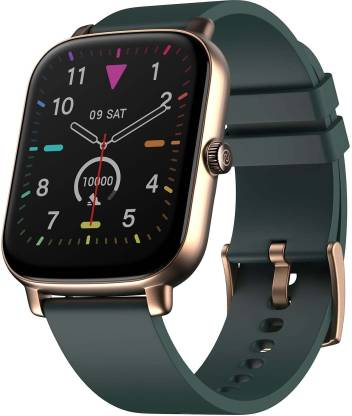 Noise Icon Buzz 1.69" Display with Bluetooth Calling, Built-In Games, Voice Assistant Smartwatch  (Green Strap, Regular)