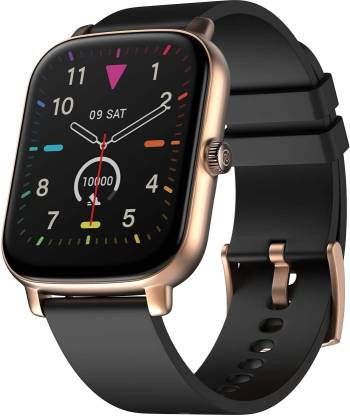 Noise Icon Buzz 1.69" Display with Bluetooth Calling, Built-In Games, Voice Assistant Smartwatch  (Midnight Gold Strap, Regular)