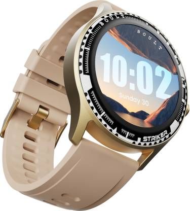 Boult Striker 1.3" HD, Bluetooth Calling, Complete Health Tracking, 150+ Watch Faces Smartwatch (Cream Strap, Free Size) Boult Striker 1.3" HD, Bluetooth Calling, Complete Health Tracking, 150+ Watch Faces Smartwatch (Cream Strap, Free Size)