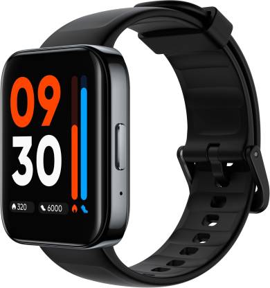 realme Watch 3 - 1.8 inch Horizon Curved Display with Bluetooth Calling Smartwatch  (Black Strap, Free Size)