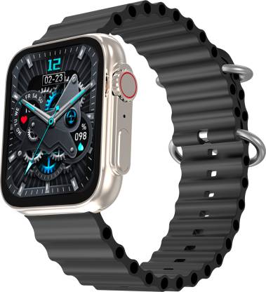 Fire-Boltt Supernova 1.78 AMOLED 368*448px High Resolution,BT Calling and 123 Sports Modes Smartwatch  (Classic Black Strap, Free Size)