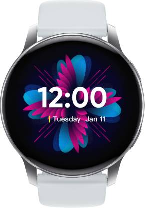 DIZO Watch R AMOLED with 45 mm Dial Size (by realme techLife)  (Cloud Grey Strap, Free Size)