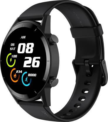 Noise Core 2 1.28" Display , Noisefit sync app, 100+ watch faces & 50+ Sports Modes Smartwatch  (Black Strap, Regular)