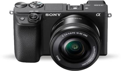 SONY Alpha ILCE-6400L APS-C Mirrorless Camera with 16-50 mm Power Zoom Lens Featuring Eye AF and 4K movie recording  (Black)