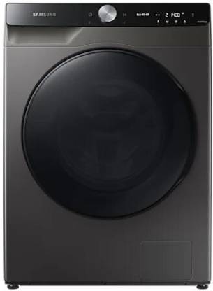 SAMSUNG 10 Washer with Dryer with In-built Heater Grey, Black  (WD10T704DBX)