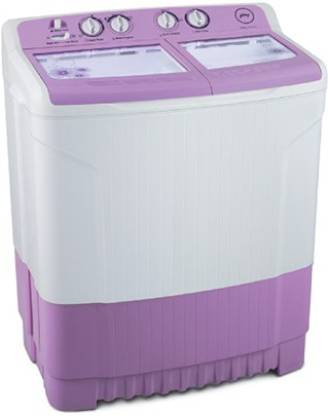 Godrej 8 kg Semi Automatic Top Load Washing Machine White  (WSEDGE 80 5.0 TB3 M LVDR)