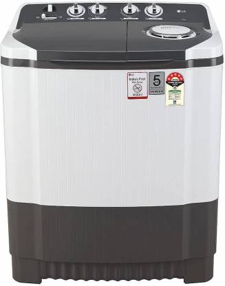 LG 7 kg 5 star rating and Wind jet dry Semi Automatic Top Load Washing Machine Grey, White  (P7020NGAZ)