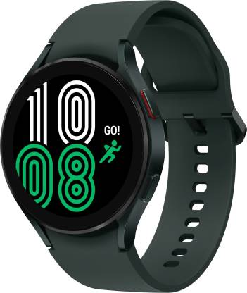 SAMSUNG Galaxy Watch4 LTE (4.4cm) - Health Monitoring, Sleep Tracking  (Green Strap, Free Size)