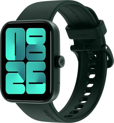 Noise Caliber Buzz 1.69'' Display with Advanced Bluetooth Calling & Powerful Battery Smartwatch  (Green Strap, Regular)