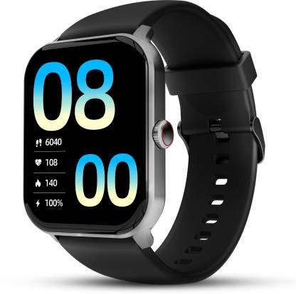 beatXP Marv Neo 1.85'' HD Display with 550 Nits Brightness with Bluetooth Calling Smartwatch  (Black Strap, Free Size)