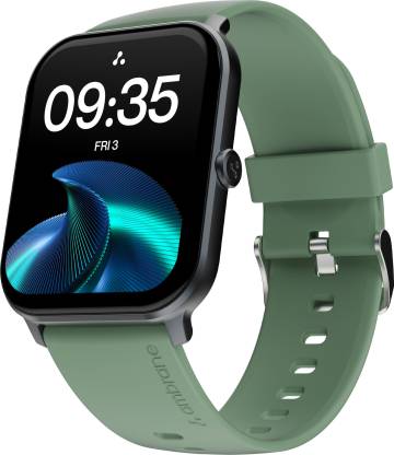 Ambrane Wise Glaze with 1.78" Amoled display, BT Calling,SPO2 , Heart Rate Monitor Smartwatch  (Green Strap, Regular)