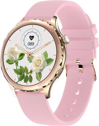 Fire-Boltt Pristine Bluetooth Calling 1.32 Display Luxury Smartwatch for Women Smartwatch  (Pink Strap, 1.32)