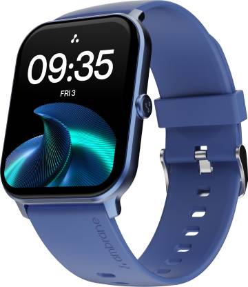 Ambrane Wise Glaze with 1.78" Amoled display, BT Calling,SPO2 , Heart Rate Monitor Smartwatch  (Blue Strap, Regular)