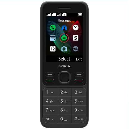 Nokia 150 Dual Sim Keypad Mobile,Wireless FM radio, Bluetooth, MP3 player (Black)