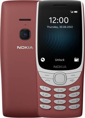 Nokia 8210 4G Volte keypad Phone with Dual SIM, Big Display, MP3 Player (Red)