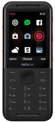 Nokia 5310 DS Keypad Mobile, FM Radio,Camera with Flash (8 MB RAM) (Black, Red)