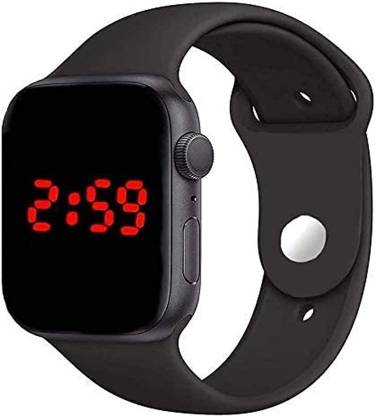 CORBITAL IMPEX Square Dial Led Lights Digital Watch Smartwatch (Black Strap, Band Width 1.20 Centimeters) CORBITAL IMPEX Square Dial Led Lights Digital Watch Smartwatch (Black Strap, Band Width 1.20 Centimeters)
