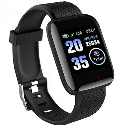 UnV IDS116 SMART BRACELET WATCH IT SUPPORTS ONLY NOTIFICATION Smartwatch (Black Strap, Free size)