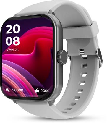 beatXP Marv Super with 2" TFT HD Display, BT Calling, 24*7 Health Monitoring, IP68 Smartwatch  (Silver Strap, Free Size)