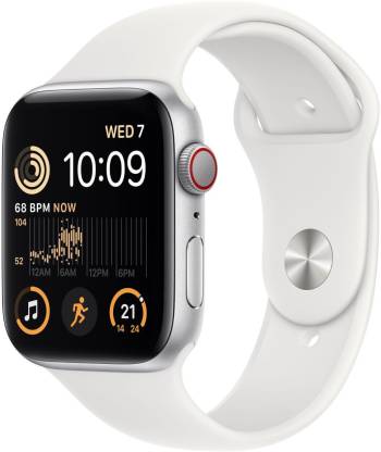 APPLE Watch SE GPS + Cellular (2nd Gen) Heart Rate Monitor, Sleep and Health Tracker (White Strap, 44mm) APPLE Watch SE GPS + Cellular (2nd Gen) Heart Rate Monitor, Sleep and Health Tracker (White Strap, 44mm)