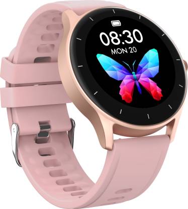 alt Vibe Lite Bluetooth Calling Smartwatch , 1.28" HD Display, 100+ Watchfaces Smartwatch (Pink Strap, 22)