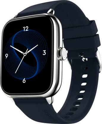 Noise Icon 3 1.91" Display with Bluetooth Calling, Metallic finish & Voice Assistant Smartwatch (Navy Blue Strap, Regular)