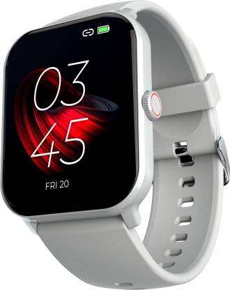 beatXP Marv Neo 1.85'' HD Display with 550 Nits Brightness with Bluetooth Calling Smartwatch (Silver Strap, Free Size)