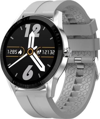Fire-Boltt Talk 1.28"Bluetooth Calling with SpO2, Metal Body & Luxury Design Smartwatch (Grey Strap, 46) Fire-Boltt Talk 1.28"Bluetooth Calling with SpO2, Metal Body & Luxury Design Smartwatch (Grey Strap, 46)