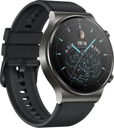 Huawei GT 2 Pro Smartwatch (Black Strap, Free Size)