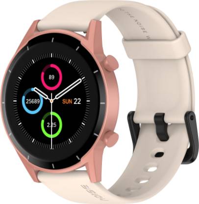 Noise Core 2 Buzz Bluetooth Calling with 1.28'' Round Display, AI Voice Assistant Smartwatch (Pink Strap, Regular)