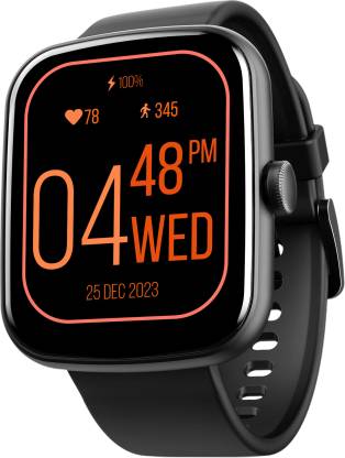 boAt Wave Beat Call with BT Calling,boAt Coins,DIY Watch Face Studio,1.69"HD Display Smartwatch  (Black Strap, Free Size)
