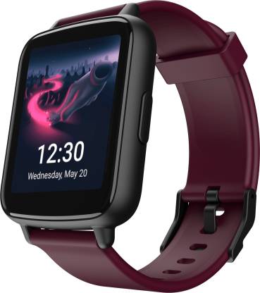 boAt Wave Neo with 1.69 inch , 2.5D Curved Display & Multiple Sports Modes Smartwatch  (Burgundy Strap, Free Size)