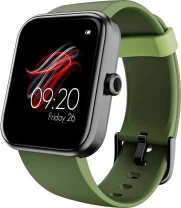 boAt Wave Select with 1.69" HD Display, upto 10 Days Battery, HR & SpO2 Monitoring Smartwatch  (Green Strap, Free Size)