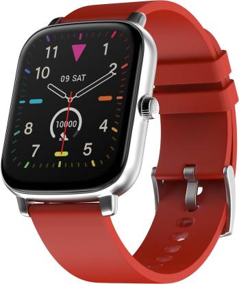 Noise Icon Buzz 1.69" Display with Bluetooth Calling, Built-In Games, Voice Assistant Smartwatch  (Red Strap, Regular)