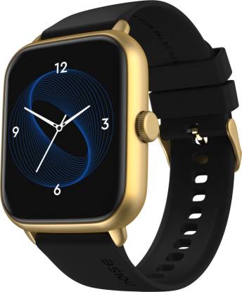 Noise Icon 3 1.91" Display with Bluetooth Calling, Metallic finish & Voice Assistant Smartwatch (Classic Black Strap, Regular)