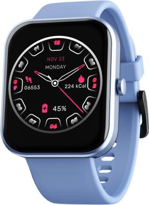 boAt Wave Arcade with 1.81 inch HD Display and Bluetooth Calling Smartwatch  (Blue Strap, Free Size)